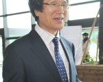 韓國光州尖端國家產業園區經營協會會長、精密化學和太陽能電池配件專門企業總裁羅基洙。(攝影:鄭仁權/大紀元)