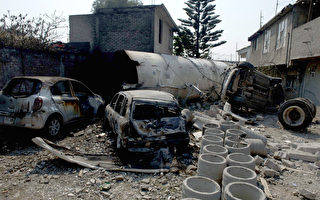 墨国油罐车爆炸 增至22死