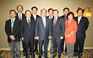 民進黨主席蘇貞昌率團訪洛
