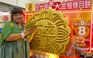 视频新闻：香港美食博览 全球最大榴梿冰皮月饼