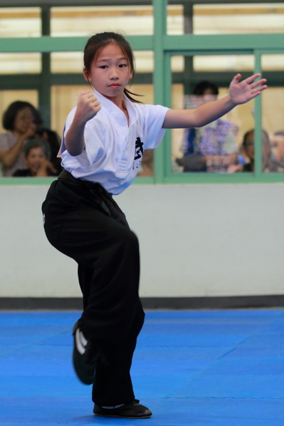 2013年新唐人第四屆「全世界華人武術大賽」亞太初賽女子拳術組選手徐沁。(許基東/大紀元)