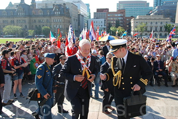 世界童子军大会加首都开幕总督祝贺 大纪元