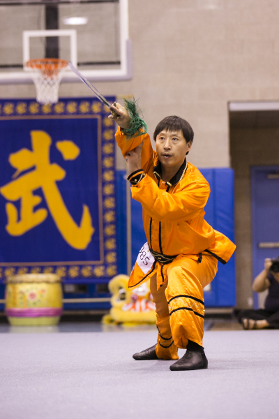 新唐人第四屆「全世界華人武術大賽」北美賽區初賽精彩瞬間。（愛德華／大紀元）