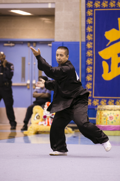 新唐人第四屆「全世界華人武術大賽」來自美國的王百利獲得男子拳術組的金獎。（愛德華／大纪元）