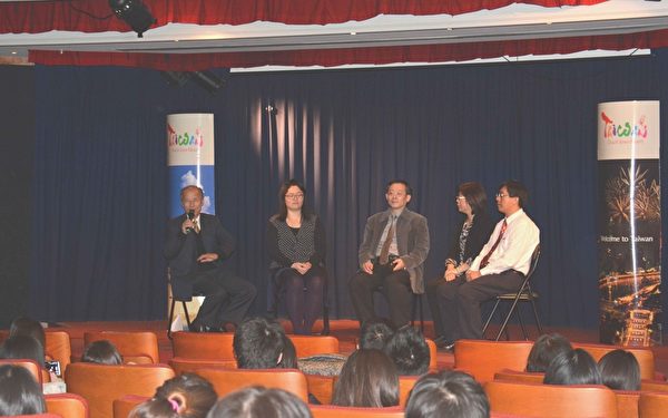 吕大使在座谈会中致词。(台湾代表处提供) 吕大使在座谈会中致词。(台湾代表处提供)