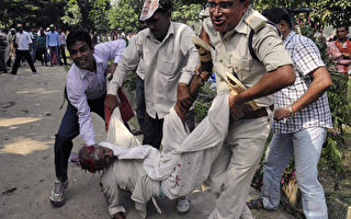 印度反对党大选造势连环爆炸5死83伤