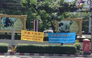 泰国民众在中使馆前 谴责中共活摘暴行