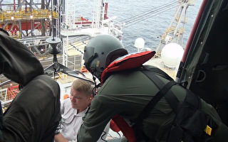 美籍船员生病  台国军直升机救援