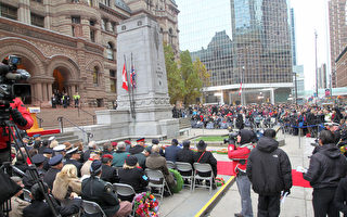 老兵节 加拿大各界纪念战争牺牲士兵