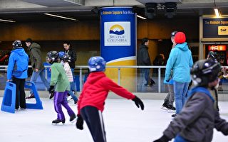 温哥华Robson 溜冰场开放