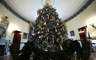 白宫喜迎耶诞 数字看细节