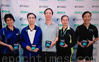 华社勇夺北美国际乒乓球团体赛亚军