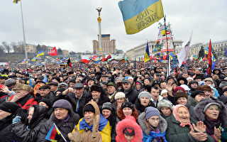 示威再起 烏克蘭5萬人集會