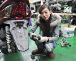 7年級女生歷經癌症 轉職機車修護