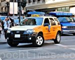 旧金山增加出租车数量后，又面临着司机短缺的问题。（曹景哲/大纪元）