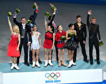 组图：冬奥会次日 八国均分八枚金牌 挪威领跑