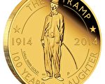 珀斯铸币厂铸造了一批有喜剧大师卓别林人像的金币和银币。（珀斯铸币厂提供）