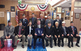 聯邦眾議員吉布森拜訪退伍軍人協會