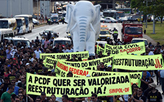 巴西世界盃前夕 司機警察輪番罷工籲加薪
