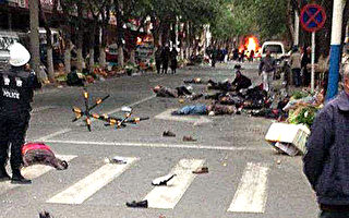 乌市爆炸后满街军警 民众揭死亡100人