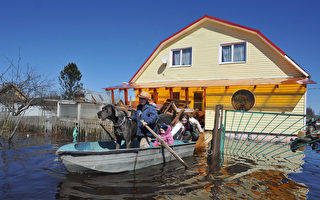 西伯利亚水灾 近4千房屋被洪水淹没