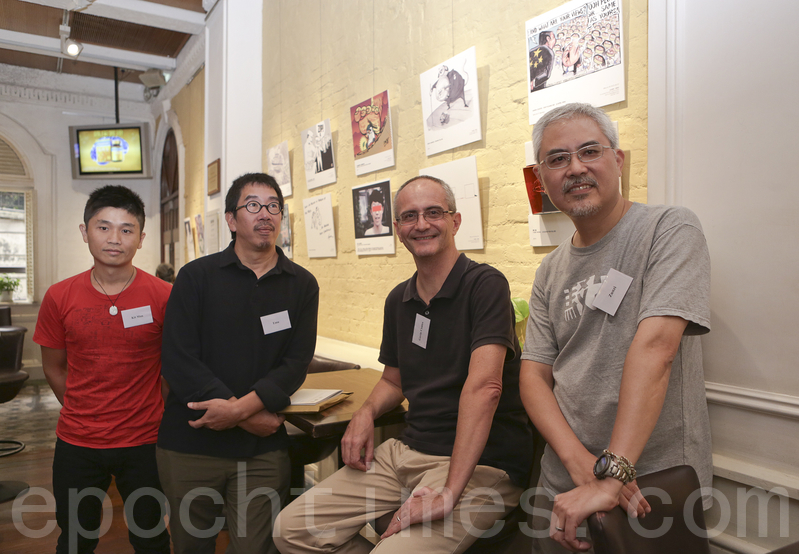 香港政治漫画界遭打压尊子等名家发声 马龙 大纪元