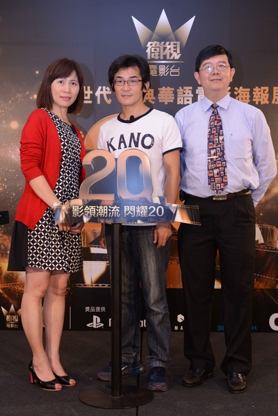 衛視電影台預購《KANO》協助魏導(中)部分拍片資金。(衛視電影台提供) 衛視電影台預購《KANO》協助魏導(中)部分拍片資金。(衛視電影台提供)