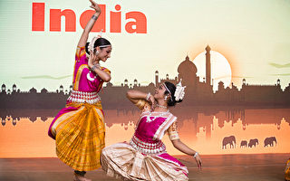 亚洲美食文化节 传统印度舞蹈展示印度文化