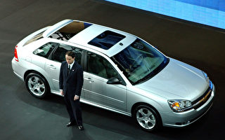 美國通用汽車（General Motors）6月30日宣布，大規模召修840萬輛車的計畫。圖為2003年出場的Chevrolet Malibu。（Henny Ray ABRAMS／AFP）