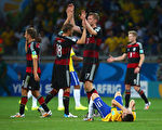 德国7球击垮巴西。(Photo by Robert Cianflone/Getty Images)