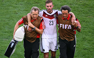 世界盃決賽 德國中場新秀受傷可能腦震盪