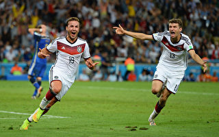 世界盃實況直播：德國1-0戰勝阿根廷奪冠