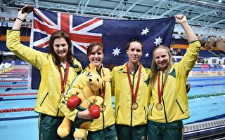 英聯邦運動會：澳打破女子4X100米自由泳世界記錄
