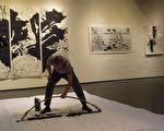 竹縣美術館 洪耀彈線藝術展