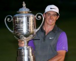 北爱尔兰25岁好手麦克罗伊夺得个人第二个PGA锦标赛冠军。(Photo by Andrew Redington/Getty Images)