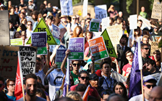 抗议学费上涨 全澳大学生举行第二轮抗议