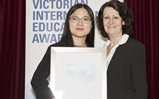 墨爾本中國留學生榮獲2014年度國際學生獎