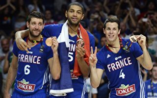 法国2分险胜立陶宛 首夺世界杯男篮铜牌