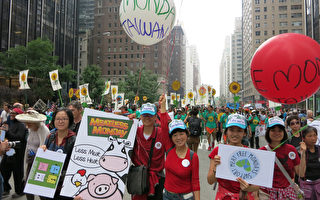 少肉救地球  民众纽约游行