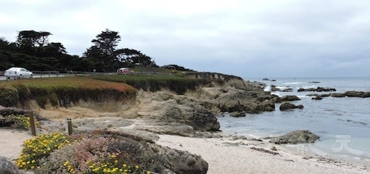 白沙灘海岸(地圖上的景點6﹣8)(王文藝/大紀元) 白沙灘海岸(地圖上的景點6﹣8)(王文藝/大紀元)