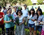 學生體驗當花農的樂趣 結合實習與校園美化