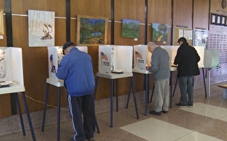 聖蓋博谷投票站 華裔中老年選民居多