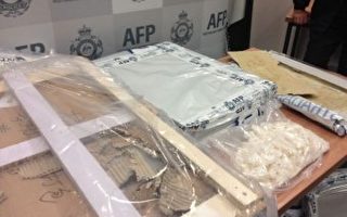 澳警方缴获65公斤冰毒 逮一名中国籍男子