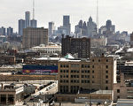 據外媒報導，華人投資者正在利用底特律破產的機會大規模買進當地地產。圖：底特律市景(Bill Pugliano/Getty Images)