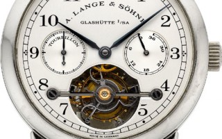 罕見朗格腕錶 20日紐約拍賣 估價過25萬