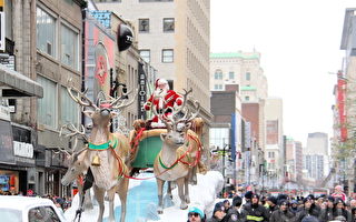 蒙特利爾聖誕大遊行 天國樂團受到市民及華人盛讚