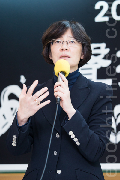 臺灣圖博之友會會長周美里。(陳柏州/大紀元) 臺灣圖博之友會會長周美里。(陳柏州/大紀元)