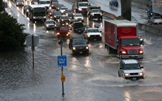 5年最強風暴來襲 加州發布洪水警報