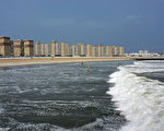 纽约皇后区的洛克威（Rockaway）海滩。（Spencer Platt/Getty Images）