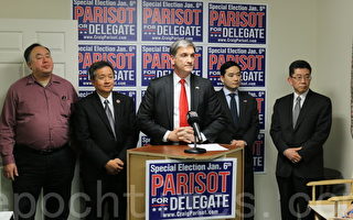 維吉尼亞州眾議員候選人與亞裔選民見面